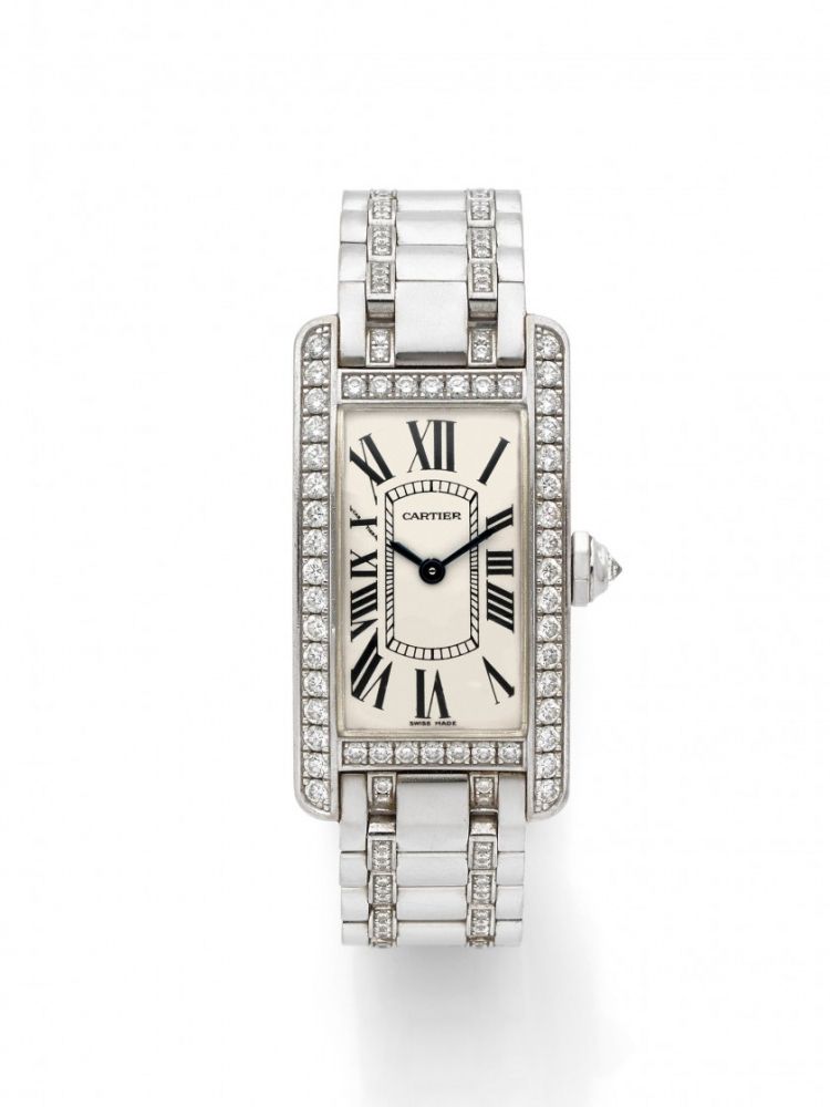 CARTIER,Tank Américaine, ref. 2489, n° 88364CE