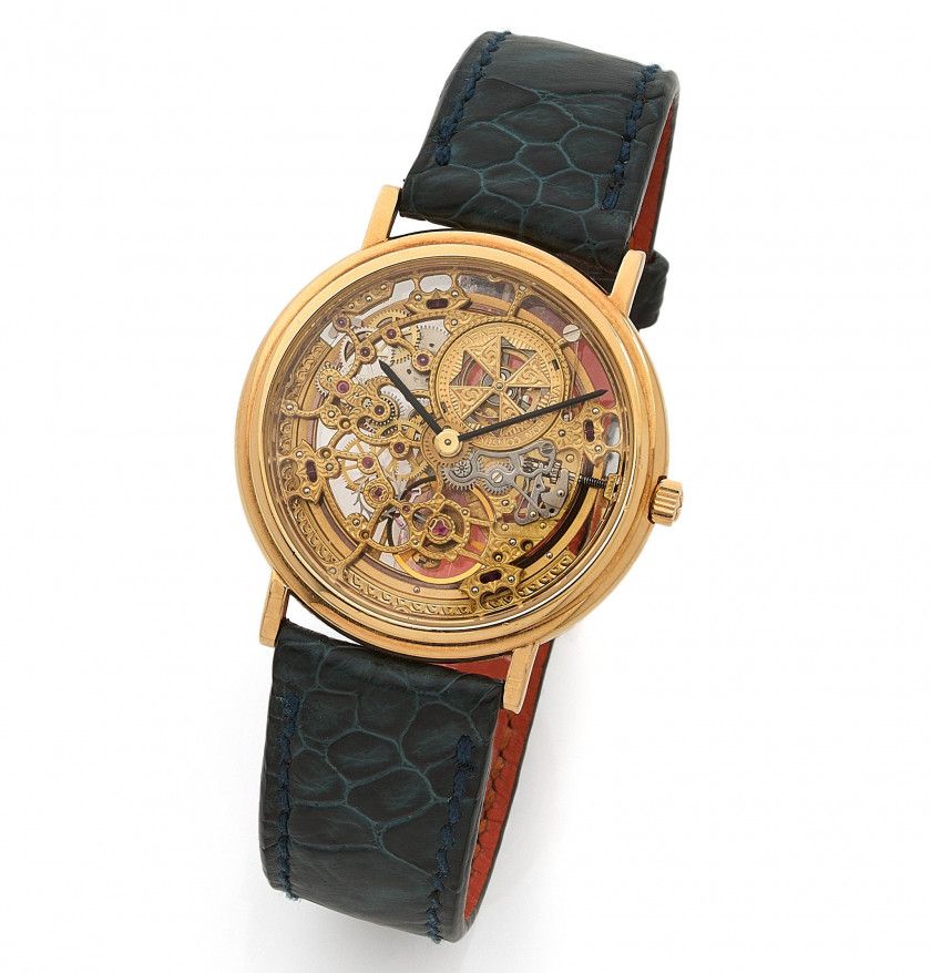 VACHERON CONSTANTIN SKELETON, Complications Collection, ref. 43038/000J, n° 619637 / 799721,Produite en 1995 et vendue en 1997