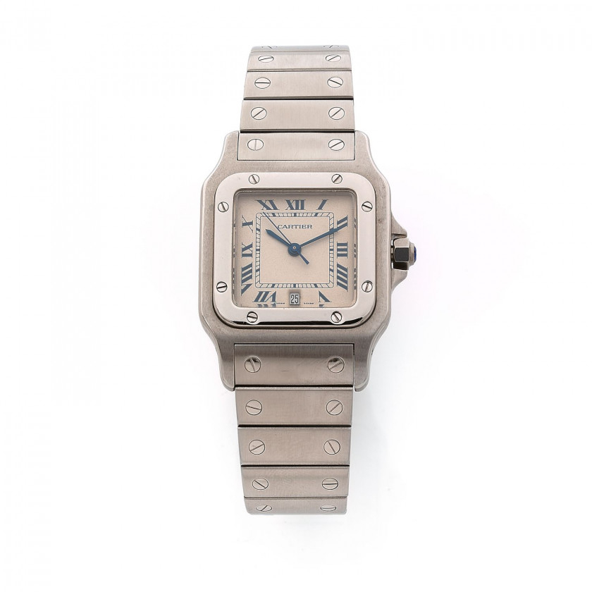 CARTIER Santos Galbée, n° 987901 et 12148,Vers 1990