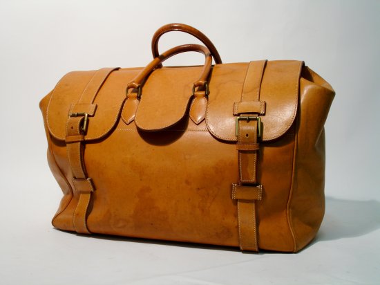 HERMES Paris Sac Drag en veau gold, fermoir H plaqu