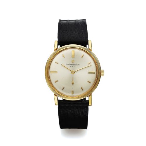 VACHERON CONSTANTIN. REF. 6405 YELLOW GOLD. Vacheron Constantin, Genève, No. 553562, case No.. 381556, Ref. 6405. Made in 1959.. Very fine and elegant, flat, 18K yellow gold wristwatch.