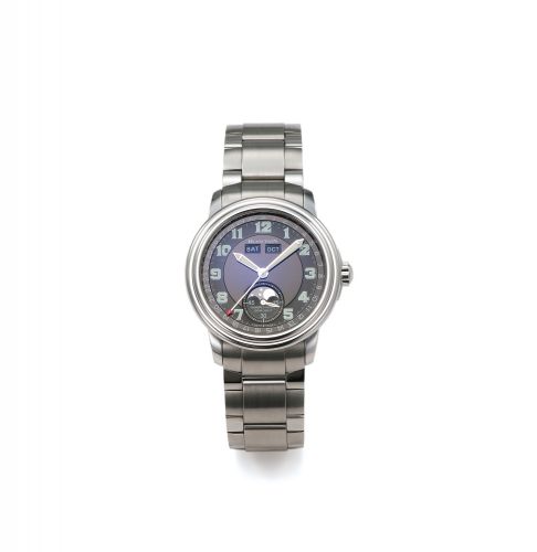 BLANCPAIN REF. 2763. TRIPLE CALENDAR MOON PHASE STEEL. Blancpain, Triple Calendar - Moon Phase, No. 6/8, Ref. 2763. Made. circa 2000.. Fine, self-winding, water-resistant, stainless steel wristwatch with triple date and moon phases, 100-hour power reserve