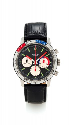 BREITLING CO-PILOT REF 7660 YACHTING.Breitling, Geneve, case No.1275910, Ref.7660. Made in the 1960's..Fine and rare, antimagnetic, water resistant, stainless steel wristwatch with round.buttons chronograph, registers and 15-minute regatta timer and a sta