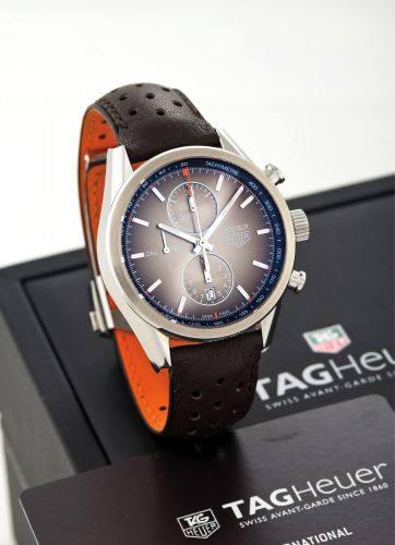 TAG HEUER CARRERA, 300 SLR, CALIBER 1887.Tag Heuer, Carrera, 300 SLR, For Mercedes-Benz, Automatic, No. 4259/5000, case No..EPY8741, Ref. CAR2112-1. Made in a limited edition of 5000 pieces, sold on December.19th, 2012..Fine, self-winding, water-resistant