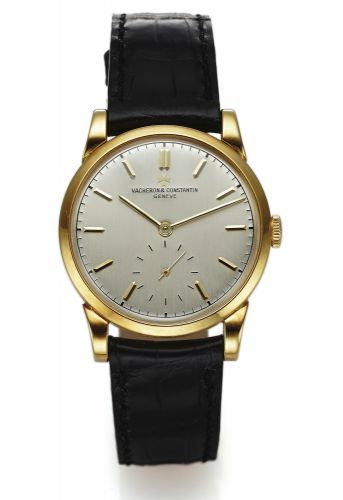 VACHERON CONSTANTIN.REF. 6032 YELLOW GOLD.Vacheron Constantin, Genève, No. 513316.case No. 343151, Ref. 6032. Made in the 1950s..Fine, 18K yellow gold wristwatch with an 18K.yellow gold Vacheron Constantin buckle.