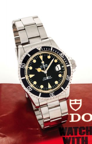 TUDOR REF. 76100 SUBMARINER STEEL.Tudor, Prince Oysterdate Submariner, 200m/ 660ft, case No. 106292.Ref. 76100, case made by Rolex, Geneva. Made circa 1985..Fine and rare, center seconds, self-winding, water resistant to 200 m.stainless steel diver's wris