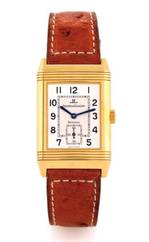 JAEGER-LECOULTRE REF. 270.1.62 REVERSO YELLOW GOLD.Jaeger-LeCoultre, Reverso, No. 1705070, Ref. 270.1.62. Made in the late 1990s..Fine, rectangular and reversible, 18k yellow gold wristwatch with an 18K yellow.gold Jaeger- LeCoultre buckle.