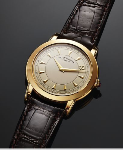 PATEK PHILIPPE REF. 5032 MILLENNIUM.Patek Philippe, Genève, Millennium, No. 49 / 100, No. 1202295, case No. 2998167, Ref. 5032J..Made in a limited edition of 100 pieces to commemorate the year 2000..Very fine and rare, elegant, self-winding, water-resista