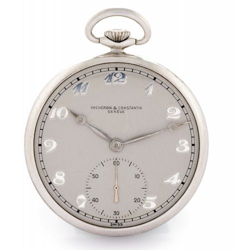 VACHERON CONSTANTIN ALUMINIUM WATCH.Vacheron Constantin, Genève, No. 456298, case No..319075, Ref. 4348. Made for Canadian Aluminium Limited.circa 1950..Very fine and rare, lightweight, aluminum keyless dress.watch with aluminum movement and Breguet d