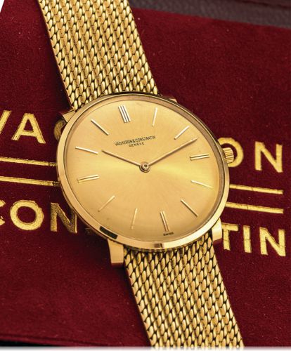 VACHERON CONSTANTIN REF. 6338 PINK GOLD.Vacheron Constantin, Genève, No. 553024, case No. 374820.Ref. 6352. Made circa 1960s..Fine and elegant, flat, manual-winding, 18K pink gold.wristwatch with a detachable 18K pink gold Vacheron.Constantin bracelet