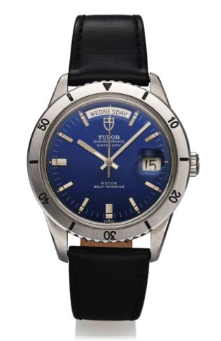 TUDOR REF. 7020 DATE DAY.Tudor Oyster Prince, Date-Day, rotor self-winding, case No. 683073.Ref. 7020/0, case made by Rolex, Geneva. Made in the 1970's..Fine, center seconds, self-winding, water-resistant, stainless steel.wristwatch with day and date.