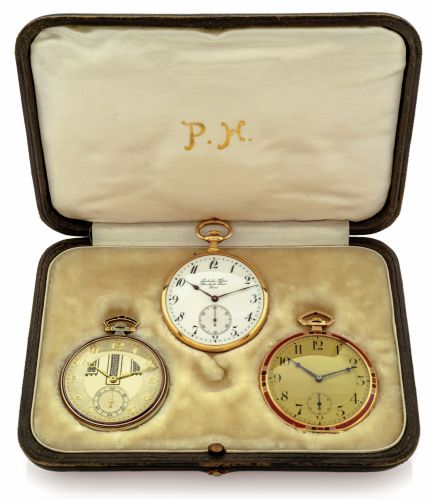 TWO GOLD DRESS WATCHES.ONE GOLD PLATIN UM DRESS WATCH.Lacloche Frères, Lusina and anonymous. Made in the 1920s..Fine, an 18K yellow gold keyless dress watch, a 14K gold.and enamel dress watch and an 18K yellow gold, platinum.and enamel dress watch. Acco