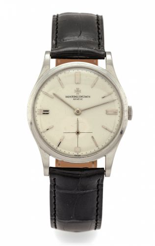 VACHERON CONSTANTIN REF. 4073 STAINLESS STEEL.Vacheron Constantin, Geneve, No. 520679, case No. 344917.Ref. 4073. Made circa 1955..Fine and rare, stainless steel wristwatch.