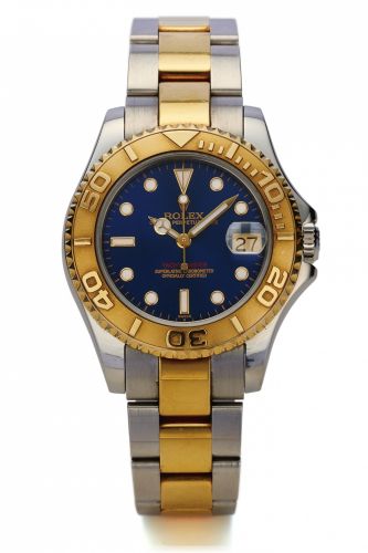 ROLEX REF. 68623 YACHT MASTER MID-SIZE STEEL AND GOLD.Rolex, Oyster Perpetual Date, Yacht-Master, Superlative Chronometer.Officially Certified, case No. A331283, Ref. 68623. Made in 1998..Very fine, center seconds, self-winding, water-resistant, stainless