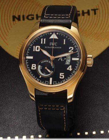 IWC REF. 3201 SAINT EXUPERY LIMITED EDITION PINK GOLD.International Watch Co. Fliegeruhr (Pilot Watch) Edition Antoine de Saint Exupéry, No. 154/500, case No..3266191, Ref. 3201. Made in a limited edition of 500 pieces in 2007..Very fine and rare, center 
