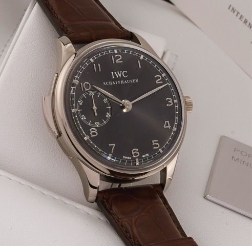IWC REF. 5242 PORTUGUESE MINUTE REPEATER WHITE GOLD.International Watch Co., Schaffhausen, Portuguese Minute Repeater, No. 079 / 250, case No. 3271423.Ref. 524205. Made in a limited edition of 250 pieces circa 2010..Very fine and rare, large, minute-repea