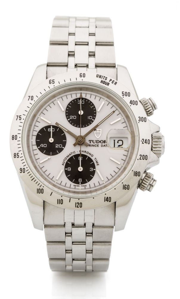 TUDOR PRINCE DATE CHRONOGRAPH REF. 79260 A fine self-winding stainless steel chronograph wristwatch with date.