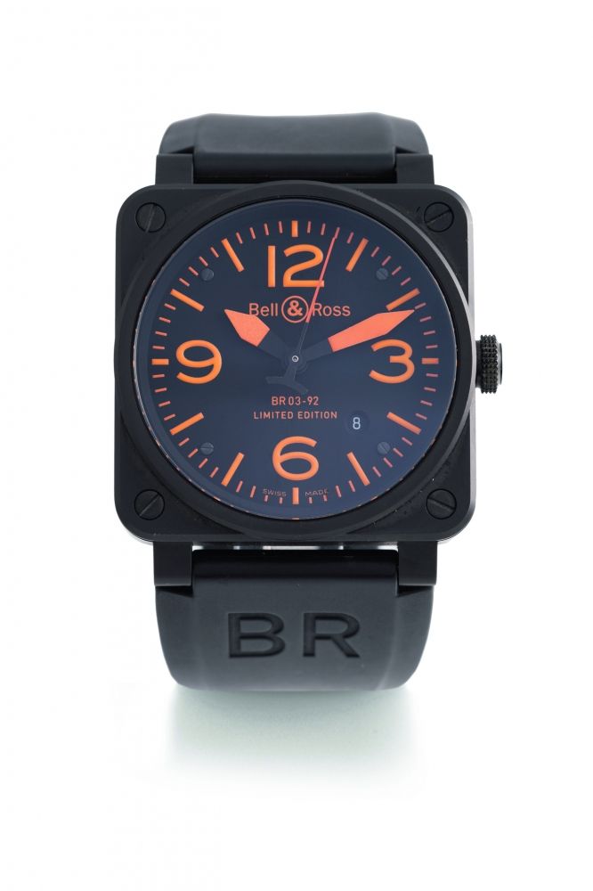 BELL ROSS BR03-92 LIMITED EDITION STEEL PVD COATED