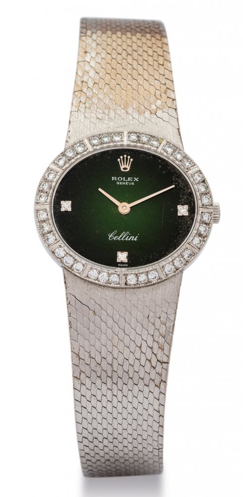 ROLEX REF. 4081 CELLINI WHITE GOLD AND DIAMONDS