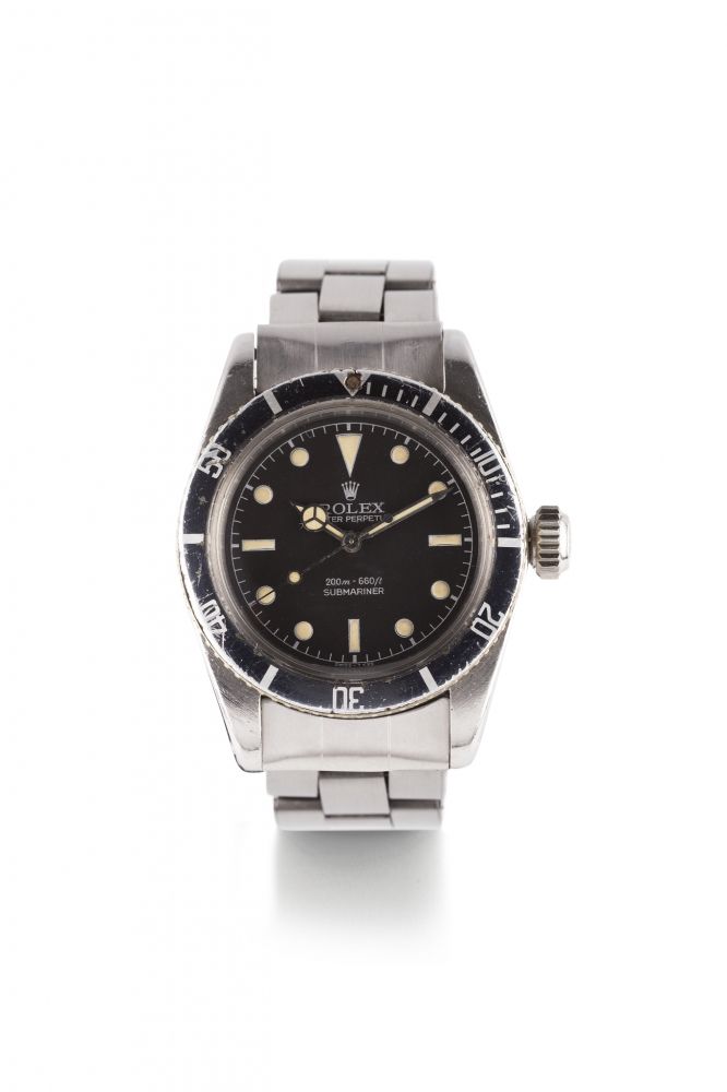 ROLEX SUBMARINER JAMES BOND BIG CROWN STEEL