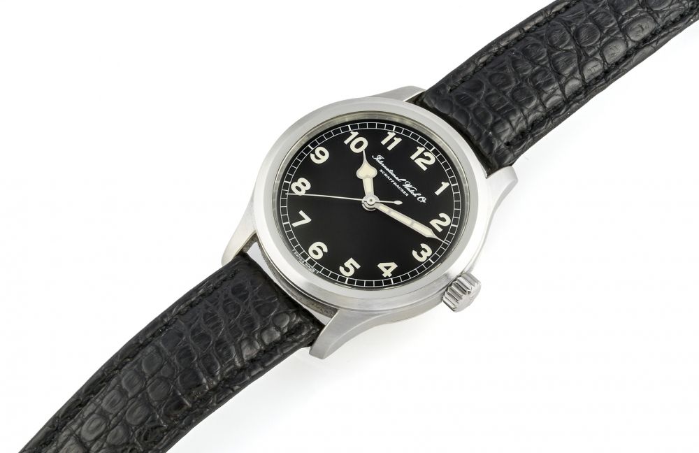 IWC DIE FLIEGERUHR MARK XII REF. 3241 PLATINUM LIMITED EDITION N.313/500 Fine and very rare, self-winding, platinum wristwatch, with Mark IX dial.