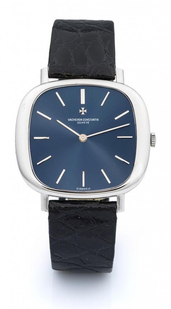 VACHERON CONSTANTIN, REF. 2096, TV WATCH, WHITE GOLD, NEW OLD STOCK A very fine and elegant, manual wind, 18k white gold wristwatch.