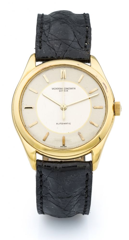 VACHERON CONSTANTIN, REF. 4870 A fine, self-winding, 18k yellow gold waterproof, center-seconds wristwatch.