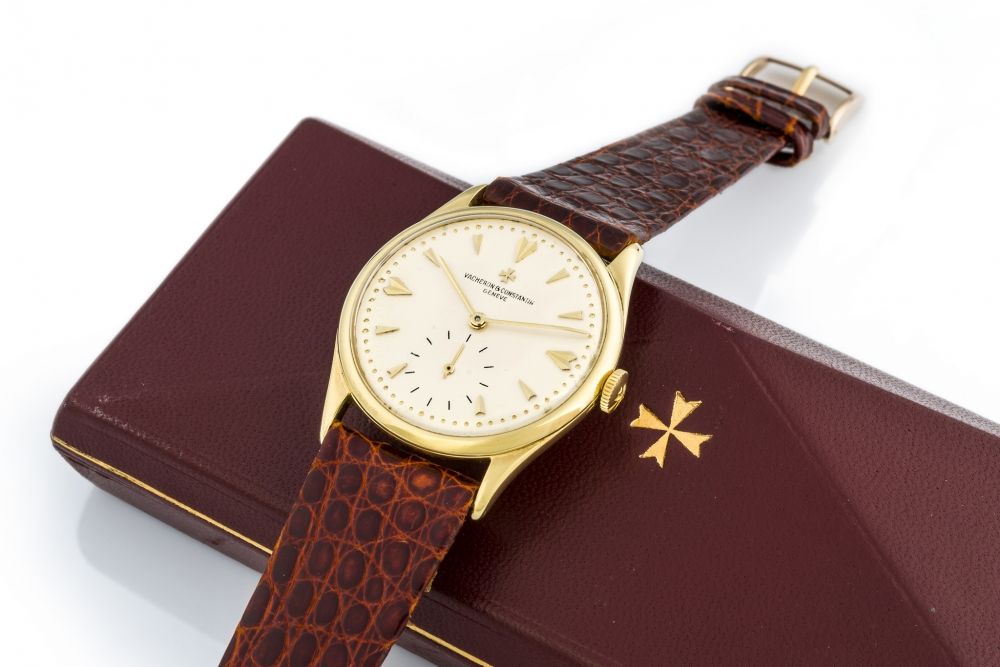 VACHERON CONSTANTIN, REF. 4066 A fine, manual wind, 18k yellow gold wristwatch with poincon de Geneve.