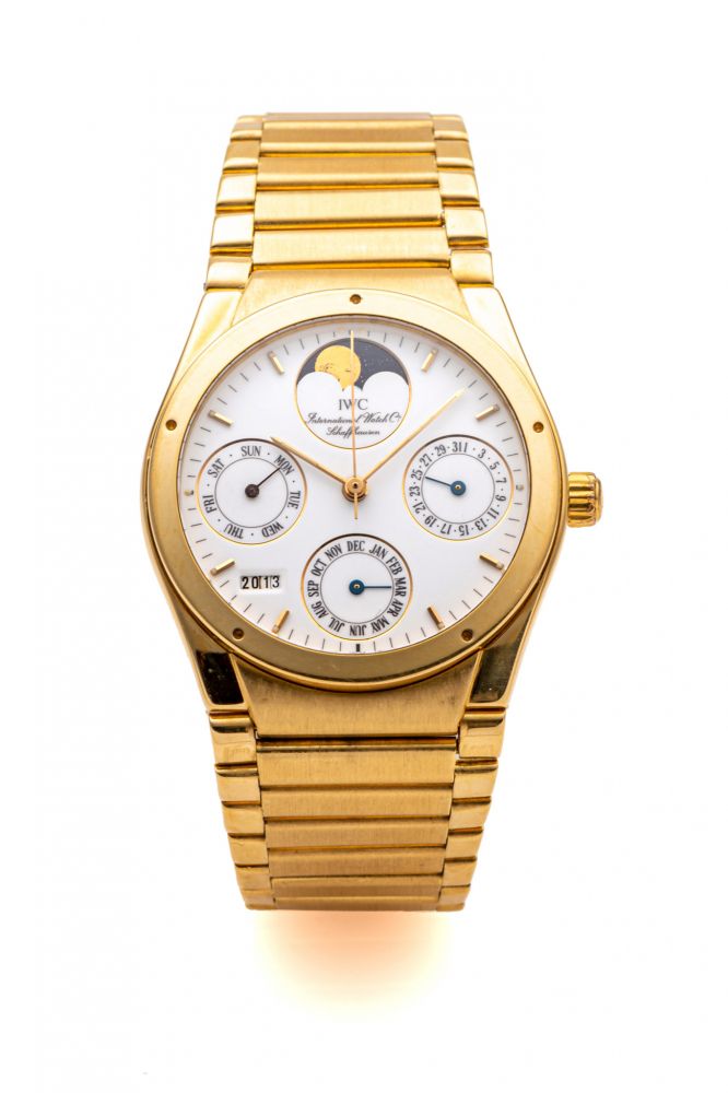 IWC, REF. 3540, INGENIEUR, PERPETUAL CALENDAR, GOLD