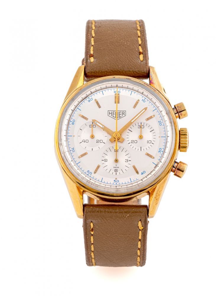 HEUER, REF. CS3140, CARRERA CHRONOGRAPH 1964 RE-EDITION, GOLD