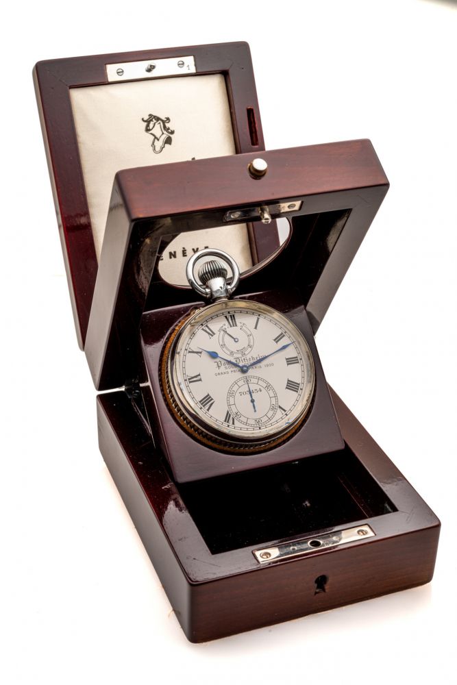 PAUL DITISHEIM DECK CHRONOMETER WITH 52-HOUR POWER-RESERVE INDICATION, GUILLAUME BALANCE