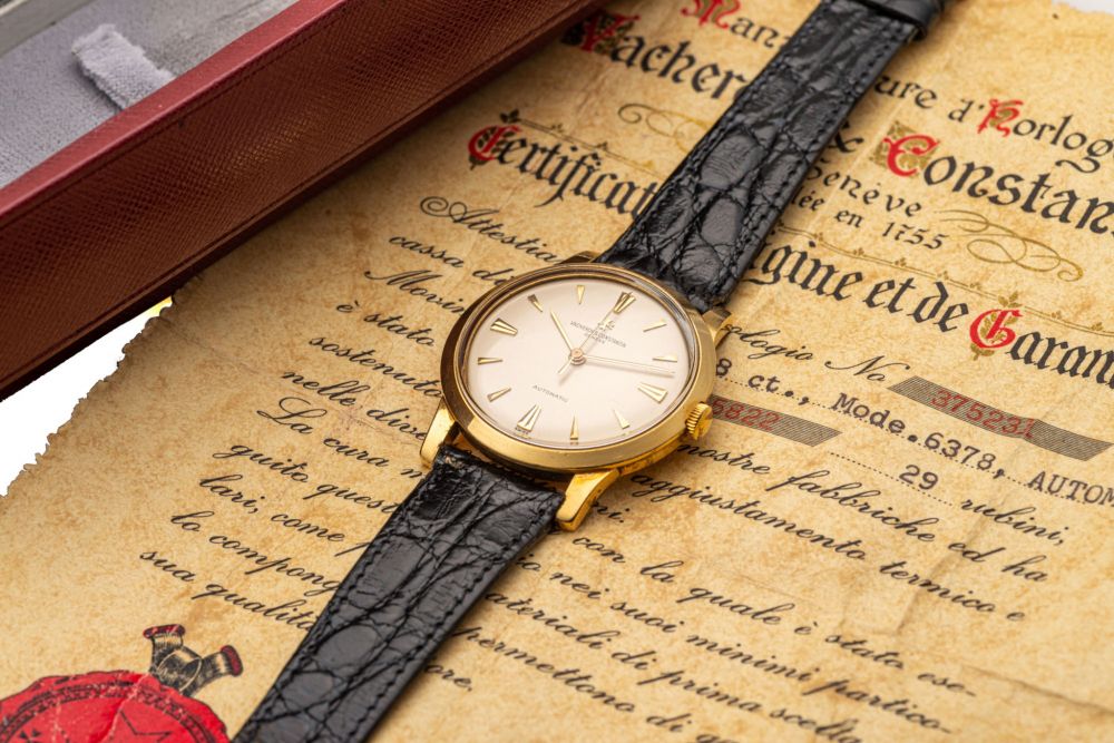 VACHERON CONSTANTIN, REF. 6378, AUTOMATIC, YELLOW GOLD, ORIGINAL BOX AND WARRANTY