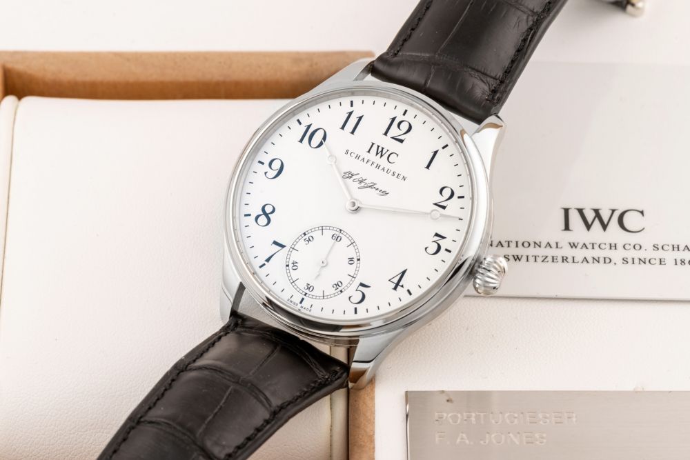 IWC, REF. 5442, PORTUGUESE F.A. JONES, PLATINUM