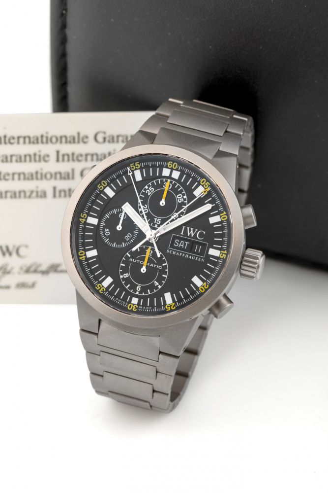IWC, REF. 3715, GST CHRONO-RATTRAPANTE, TITANIUM