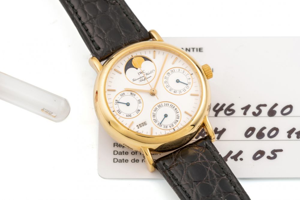 IWC, REF. 3541, PORTOFINO PERPETUAL, GOLD