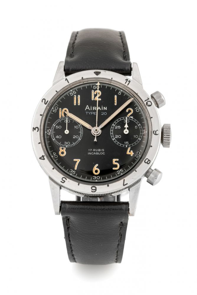 AIRAIN, TYPE XX, FLYBACK CHRONOGRAPH, STEEL