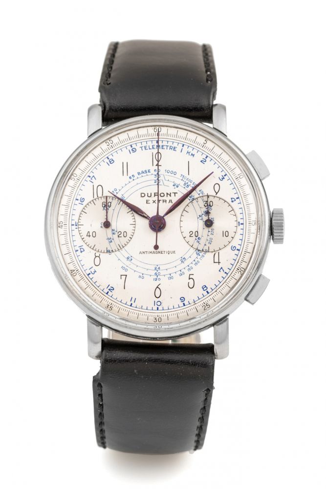 DUPONT, LARGE ANTIMAGNETIC CHRONOGRAPH, STEEL