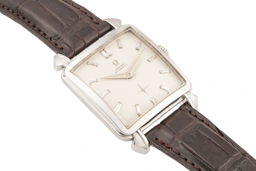 OMEGA, CIOCCOLATONE, BAGUETTE INDEX, PLATINUM