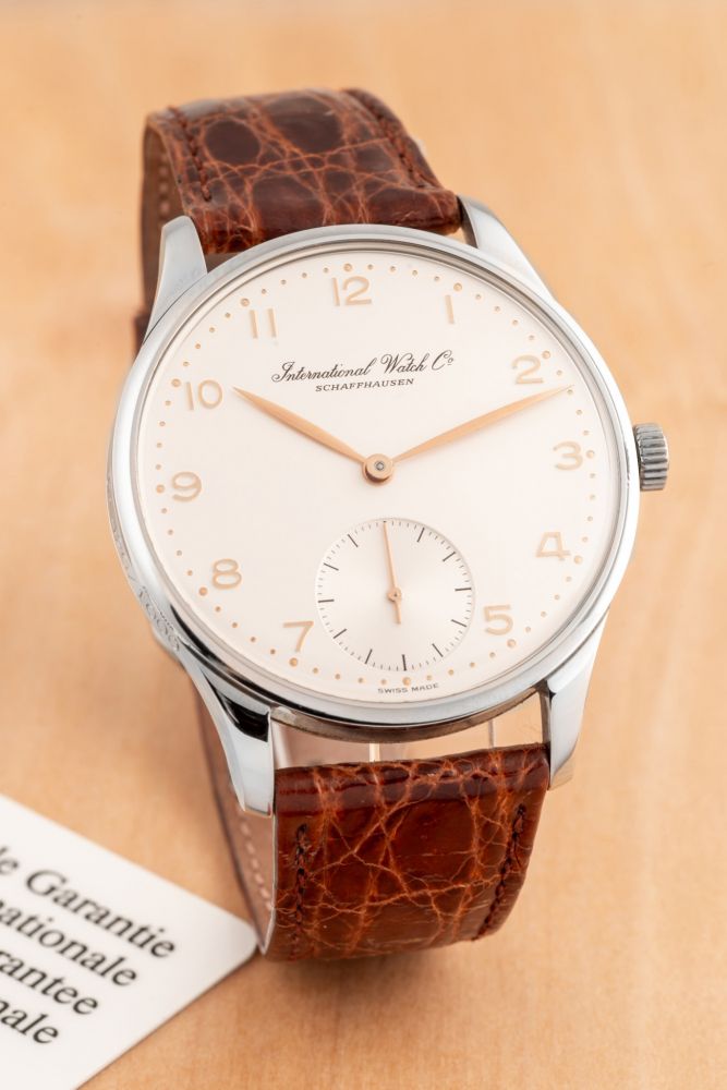 IWC, REF. 5441, PORTUGUESE, LIMITED JUBILEE EDITION, STEEL A fine, limited, oversize, manual wind