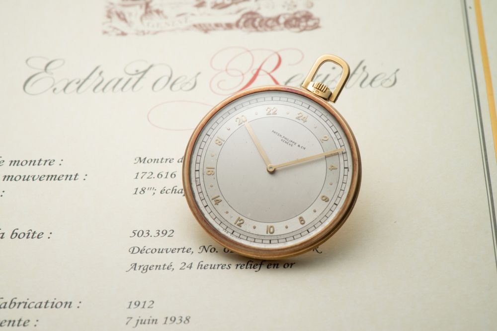 PATEK PHILIPPE, REF. 624/1, 24H POCKET WATCH, YELLOW GOLD