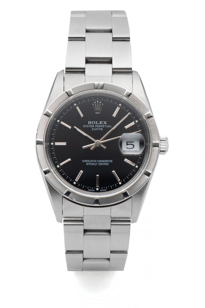 ROLEX, REF. 15210, DATE, STEEL