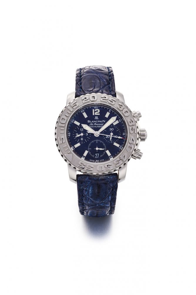 BLANCPAIN TRILOGY COLLECTION, AIR COMMAND AUTOMATIC FLYBACK CHRONOGRAPH IN STAINLESS STEEL