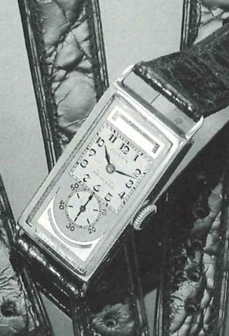 Rolex Sporting Princess, Ref..1592/1564, 1930's..Rare, rectangular, stainless steel Iady's wristwatch.