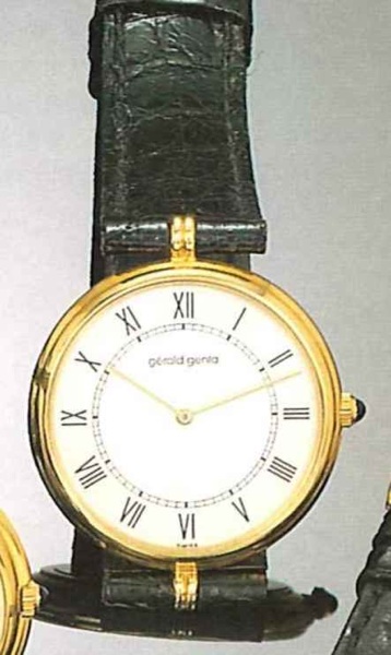 G_rald Genta, Ref. 2801.7, present series..Fine 18ct gold gentleman's wristwatch.