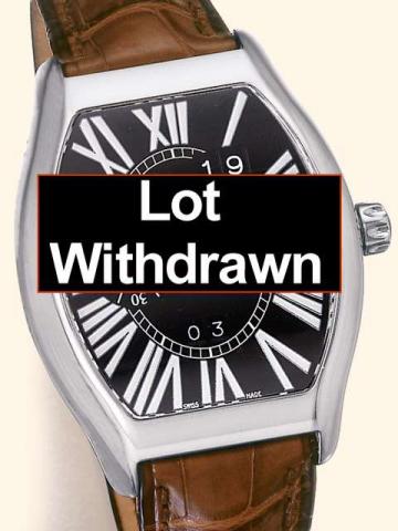 Ulysse Nardin, Locle, Suisse, Ludovico Perpetual Calendar, No. 069, Ref. 330-48. Produced circa 2000.Fine, tonneau-shaped, center-seconds, self-winding, water-resistant to 50 meters, 18K white gold gentleman's wristwatch with perpetual calendar, 48- hour 