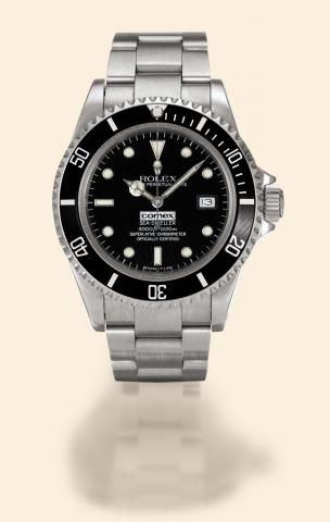 Rolex, Oyster Perpetual Date, COMEX No. 3087, Sea Dweller 4000ft=1220m, Superlative Chronometer Officially Certified, Ref. 16660. Produced in the 1990s. Fine and rare center-seconds, water-resistant, stainless steel gentleman's wristwatch with date and st