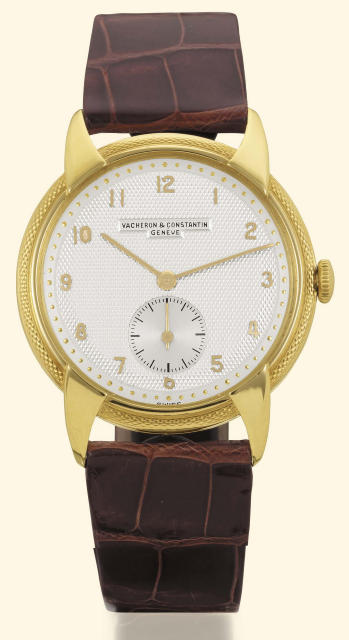 So-called Diavolo Vacheron Constantin, Geneve, No. 518102, case No. 342748, Ref. 6022. Made in 1954. Very fine and rare, 18K yellow gold gentleman