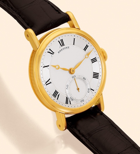 Breguet, No. 3591. Made in the 1950s. Fine and rare 18K yellow gold gentleman