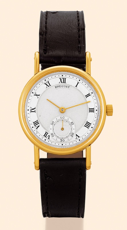 Breguet, No. 4785. Made in the 1950s. Fine and rare 18K yellow gold gentleman