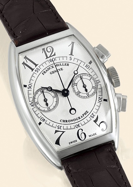 White Gold Cintr_e Curvex Chronographe.Franck Muller, Gen